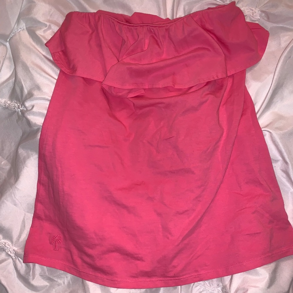 Lilly Pulitzer Wiley ruffle top SEE DESCRIPTION